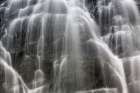 USA, North Carolina, Crabtree Falls. Waterfall cascade down rocky cliff. Art Print